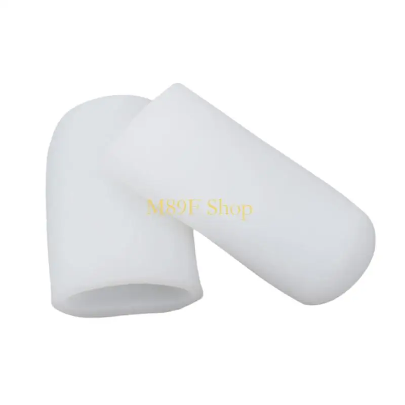 M89F Silicone Toe Protectors 1Pair Gel Toe Sleeves Toe Protectors Toe Caps Toe Cushions for Pains Relief,Toe Sleeve