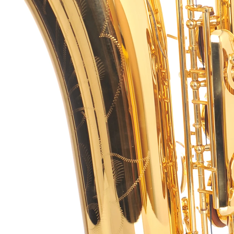Saxophone ténor professionnel b-flat, Instrument de grande Performance avec ton riche, Version dorée recommandée