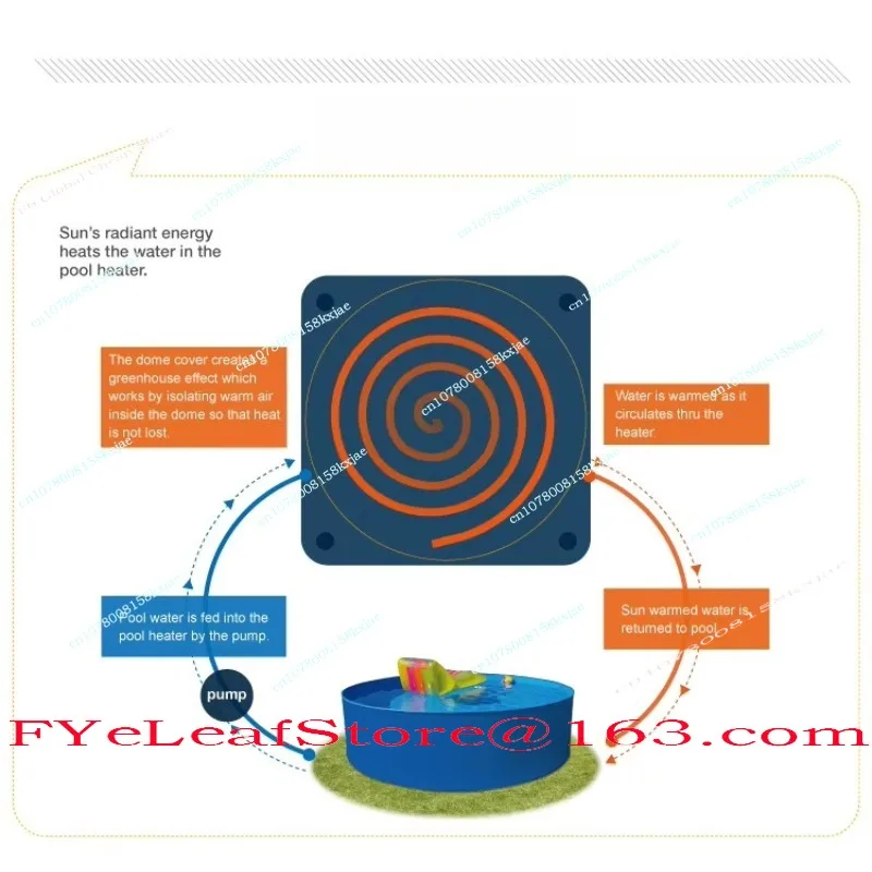 Home Multi-functional3900 Solar Pool Heater