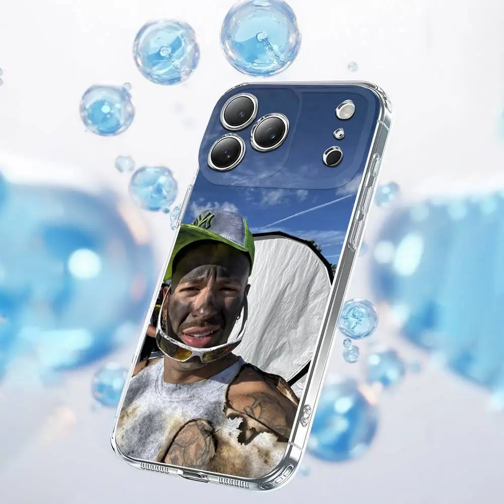 F-Feid Ferxxo SIXDO Cat Phone Case For iPhone 17,16,15,14,13,12,11 Plus,Pro,Max,Plus,E,SE4,Air,Mini Transparent