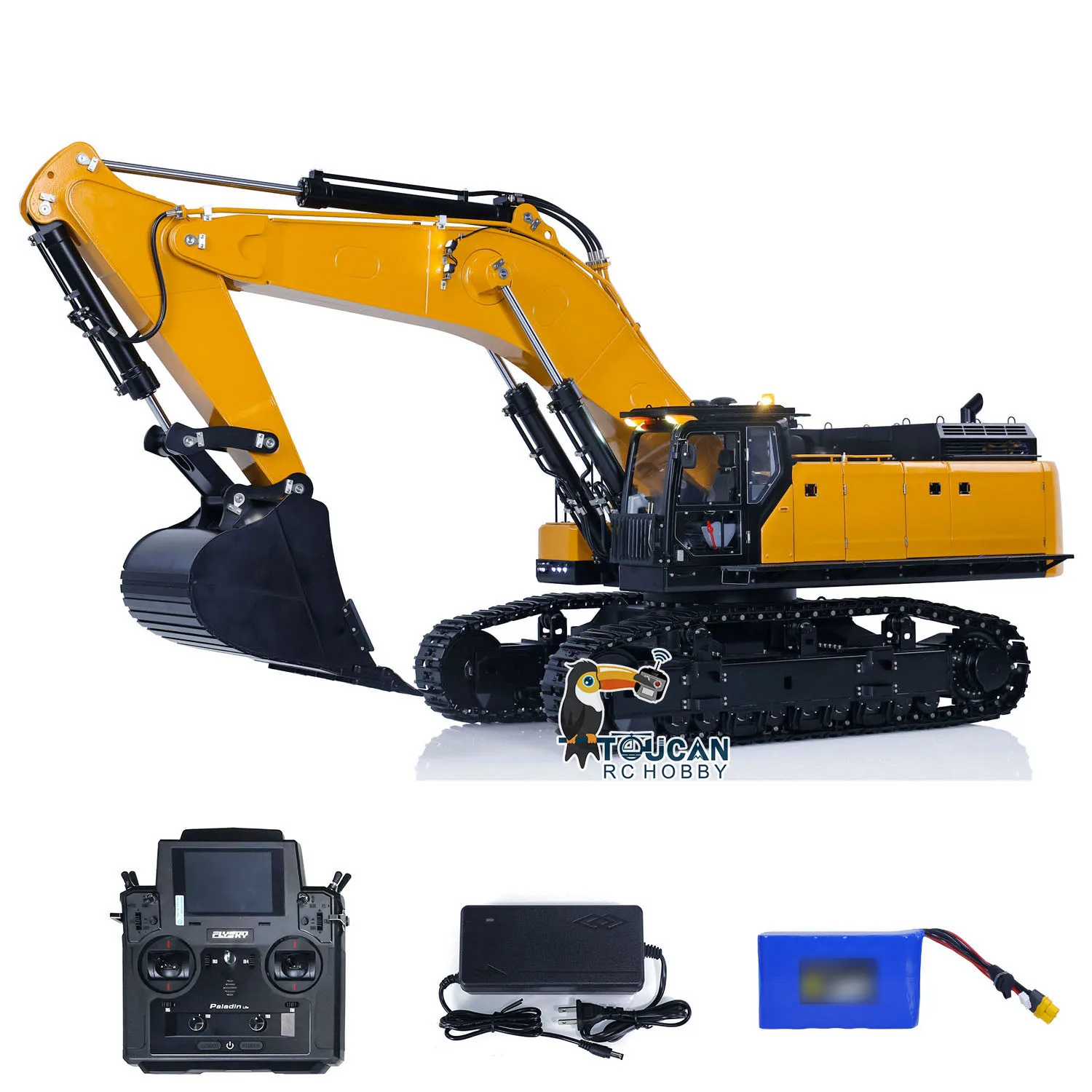 1/14 Kabolite K980 SY980H RC Metal Excavator SANY Heavy Hydraulic Earth Digger Model Light Sound Systems Painted Assembled Toy