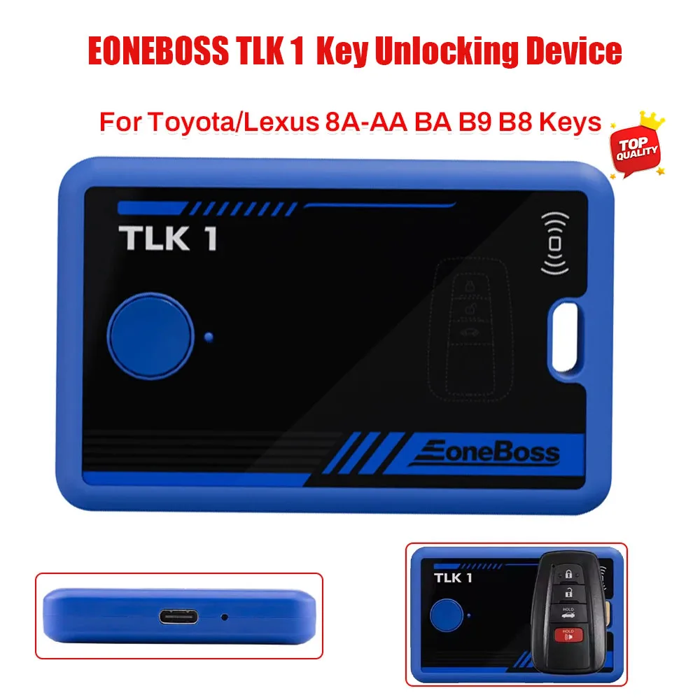 EONEBOSS TLK 1 Key Unlocking Device For Toyota/Lexus 8A-AA BA B9 B8 Keys Reset Programmer Remote Reuse Tool