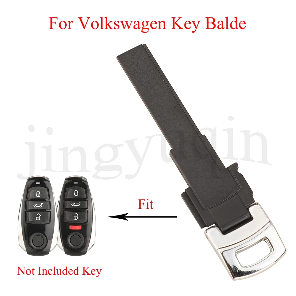 Jingyuqin New Remote Auto Car Key Uncut Blade For VW Volkswagen Touareg 2010 2013 2014 2015 2016 2017 2018