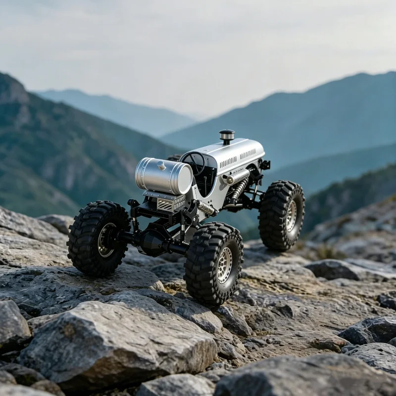ARESC TG1 Tugo No.1 1/10 RC Climbing Car Metal Cnc Professional Retro American Off-Road Remote Control Car Model For Enthusiasts