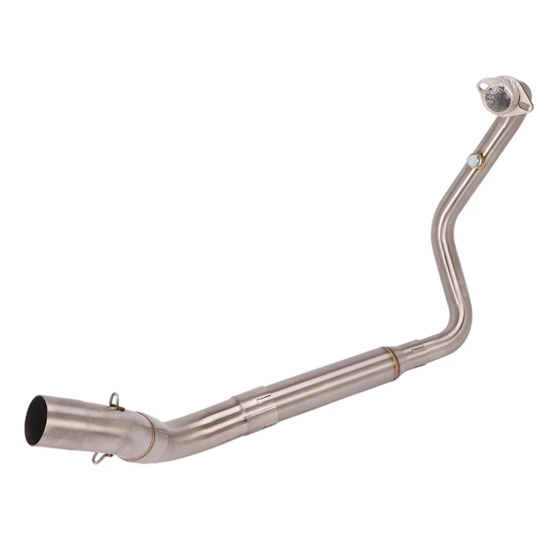 ل Zontes ZT310R 310T 310X 2018-2020 نظام عادم الدراجة النارية الهروب تعديل الجبهة وصلة الأنابيب ربط 51 مللي متر الخمار