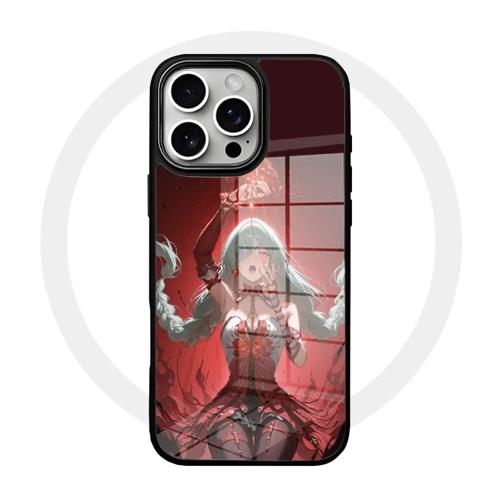 

Phrolova Phone Case Magnetic Glass Phone Case For Iphone 16 15 14 12 11 13 Pro Max Mini Puls Cover