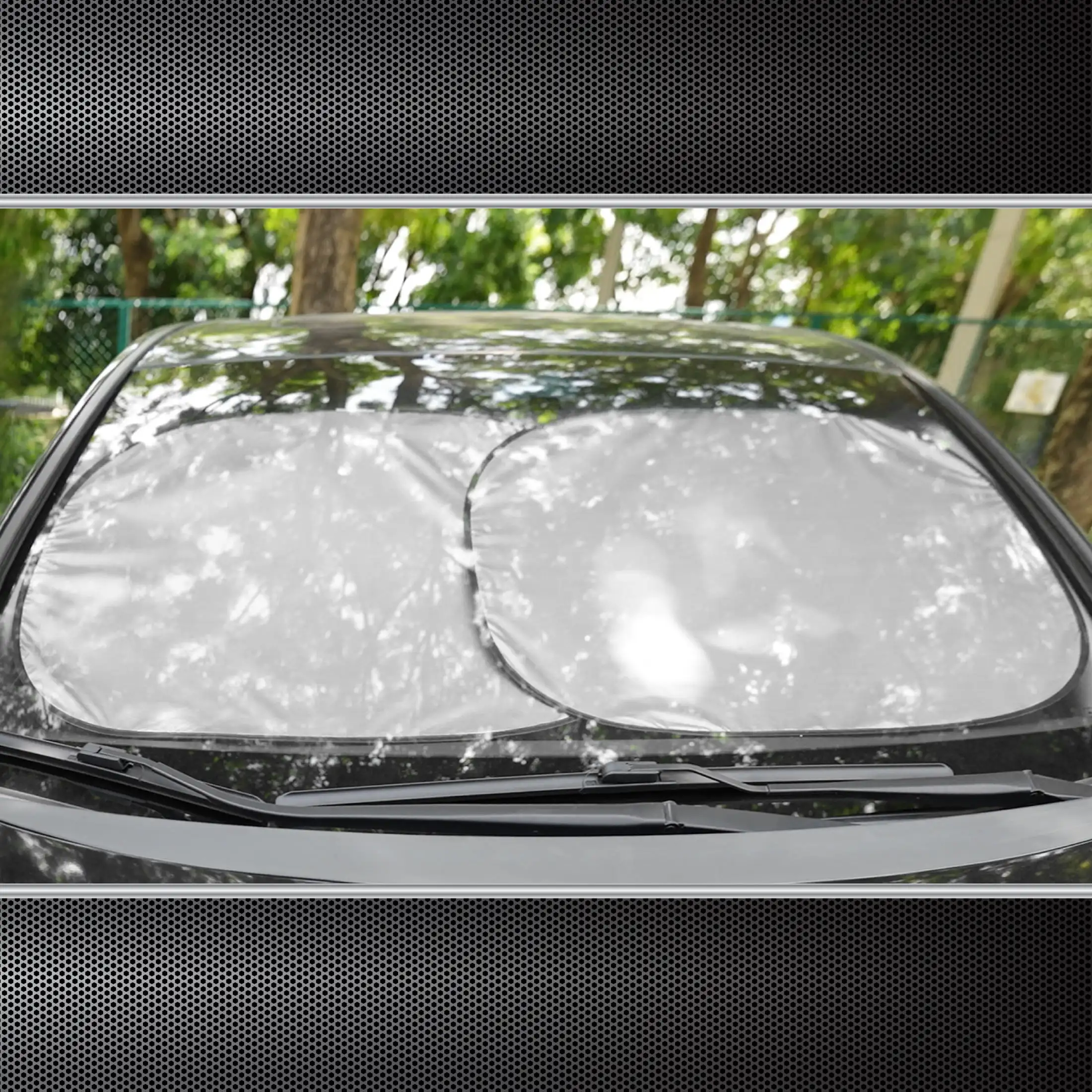 زوج واحد من مظلة الشمس باللون الأسود المقاس العالمي، 28.5 بوصة × 31.5 بوصة