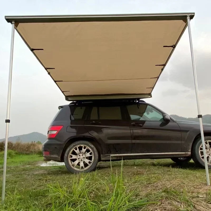 

4X4 4WD Waterproof Auto Retractable Car Top Roof Tent Side Awning For Outdoor Camping