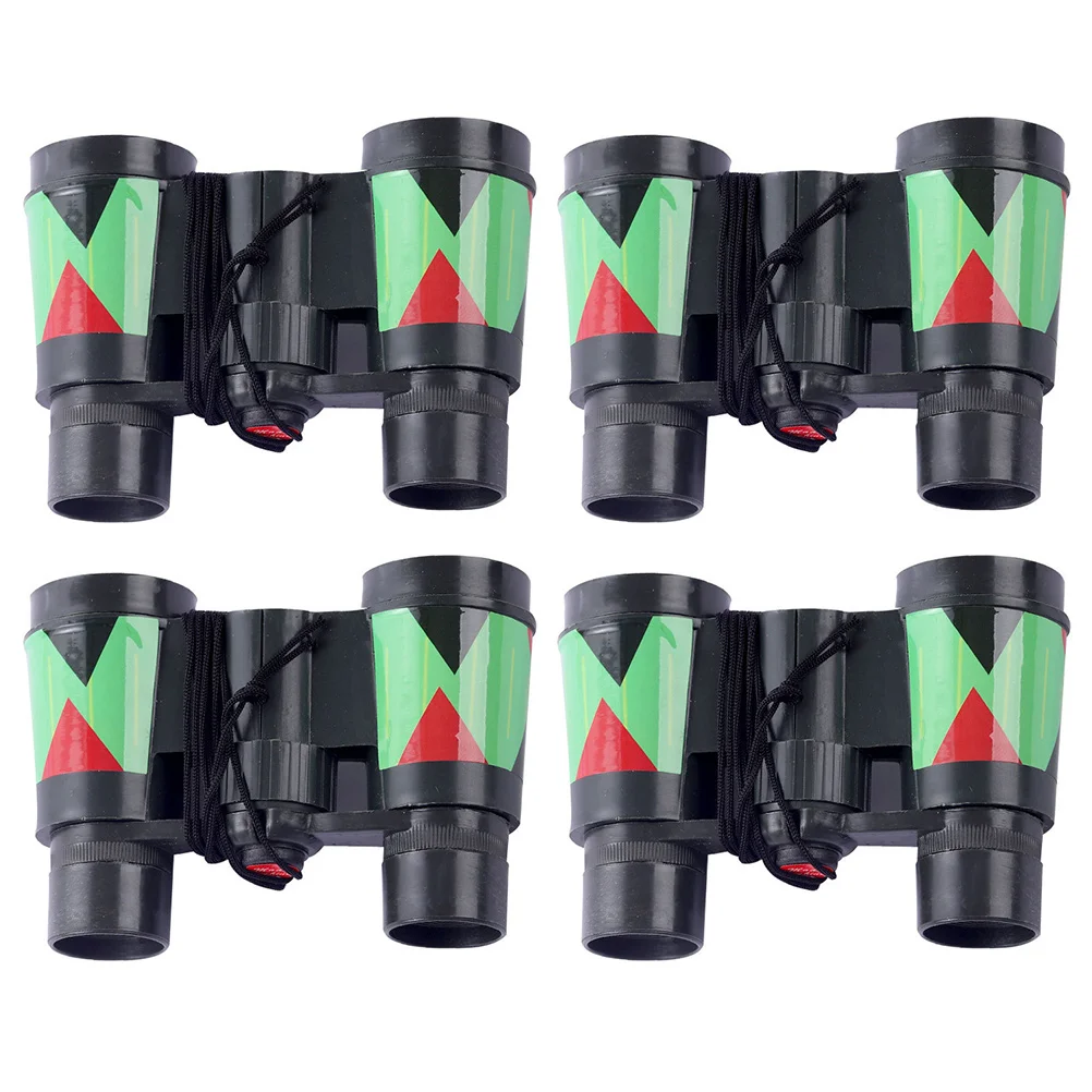 4 Pcs Children's Outdoor Telephoto Kids Interesting Portable Toys Camouflage Plastic