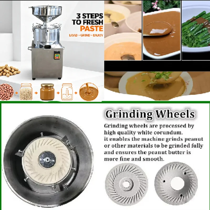Commercial Sesame Grinding Machine Sesame Nut Cocoa Butter Making Machine Commercial Sauce Colloidal Grinding Machine