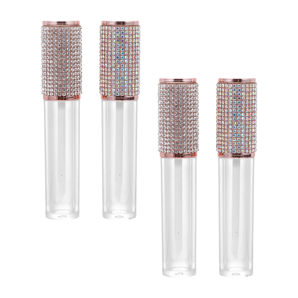 4 stuks glansbuis hervulbare lege doe-het-zelf draagbare compacte reisformaat mode lipglazuren fles voor vloeibare oliebalsem