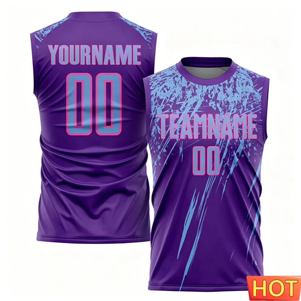 Graffiti Custom Men Basketball team jersey Summer Fashion New Short Sleeve Loose T Shirts Customized Team Name Men training vest
