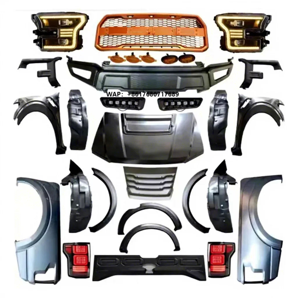 Kit de Carrocería RAMAND para Ranger T6 T7 T8, Conversión a F150, Kits de Elevación para Ranger 2012-2021, Actualización de Carrocería F150 Raptor