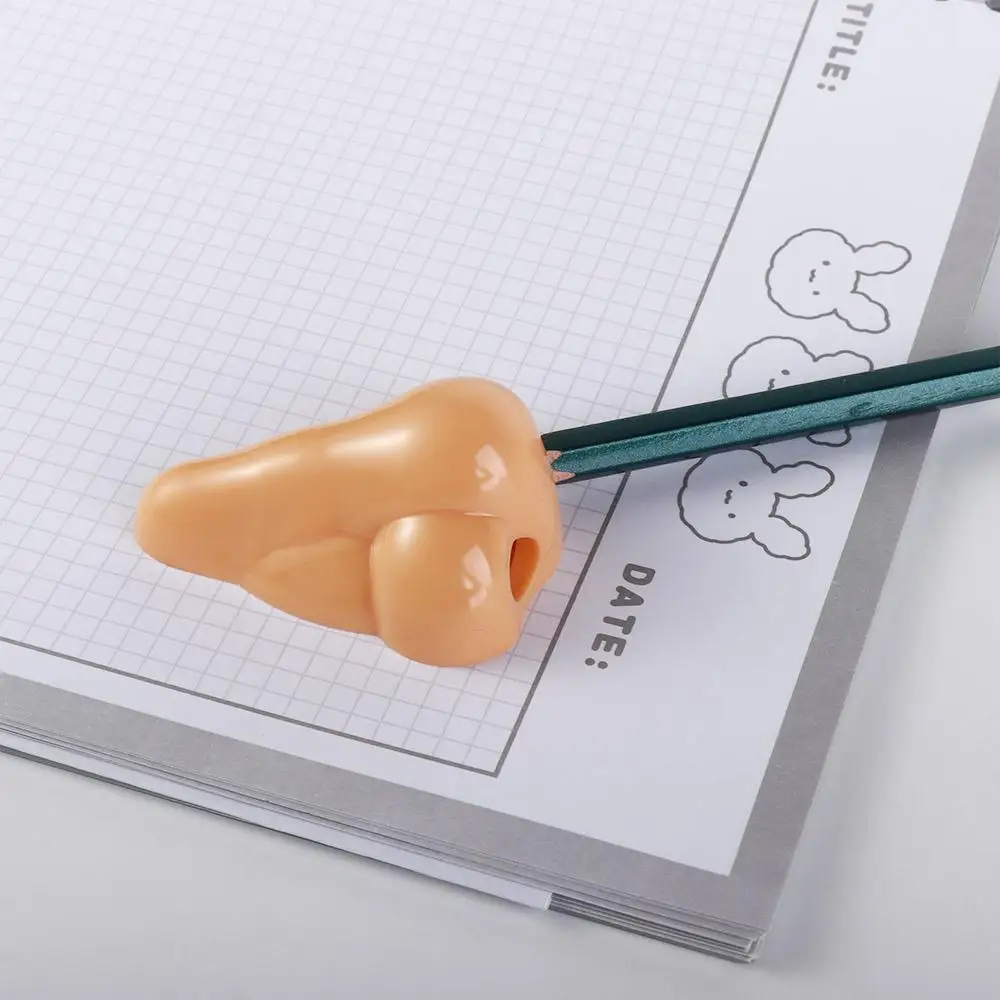 เครื่องเหลาดินสอจมูกสุดสร้างสรรค์สำหรับเด็ก-อุปกรณ์การเรียนแสนตลกเครื่องเขียนสุดเจ๋งรางวัลและรางวัลสำหรับครูในชั้นเรียน