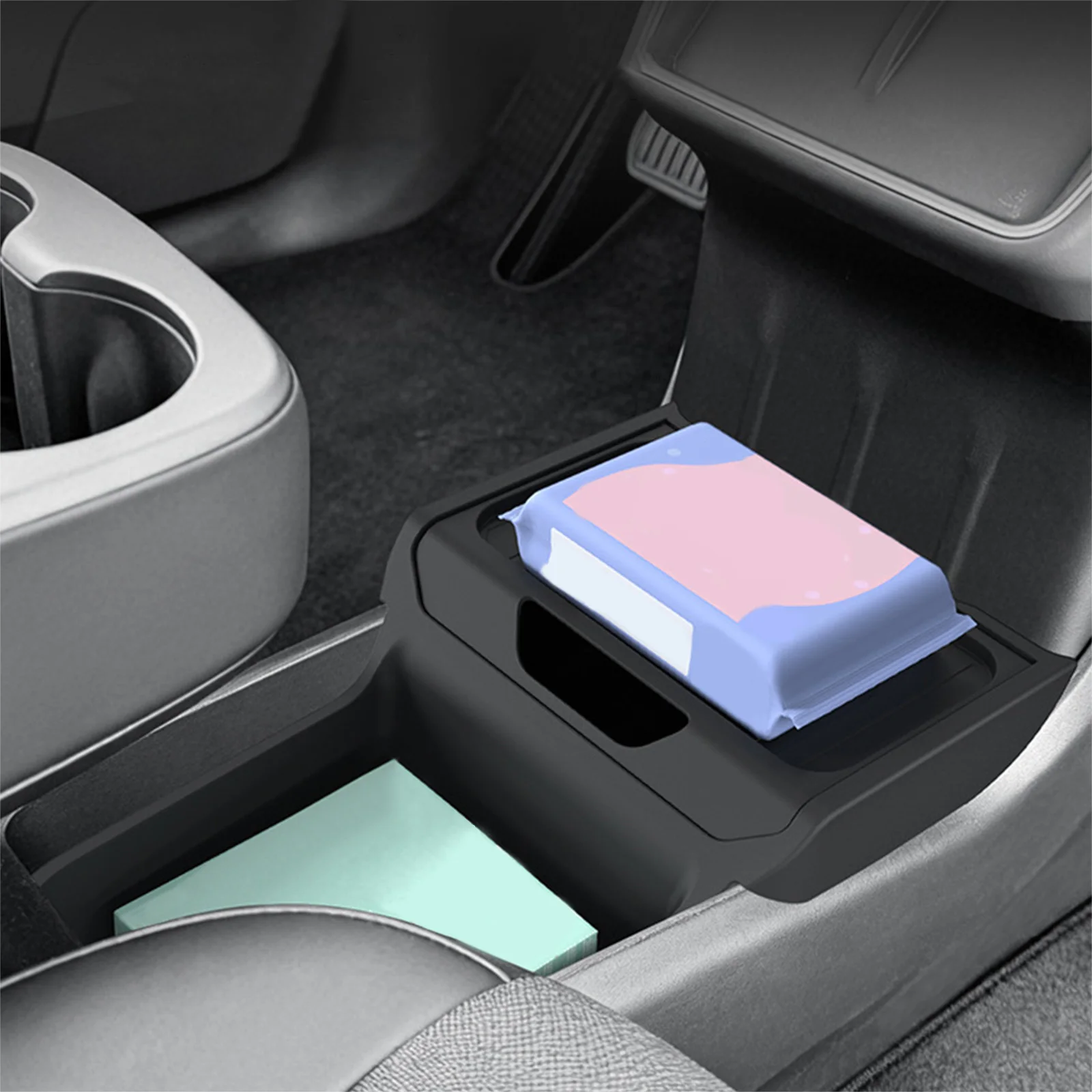 

Interior Storage Insert Tray for Tesla Model Y Juniper Standard 2025 2026 Center Console Lower Storage Box