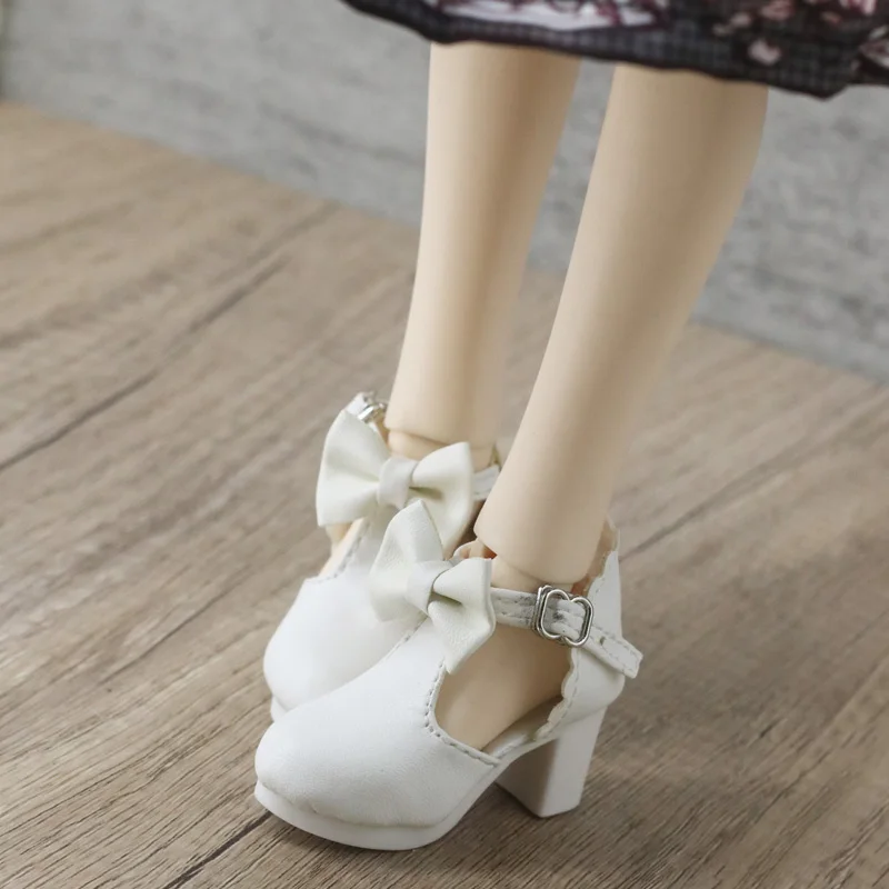 1/4 1/3 BJD Shoes MSD SD Bow High heel boots Supper Dollfie DREAM DK DOD Dollmore SOOM Luts AOD DZ MID AF