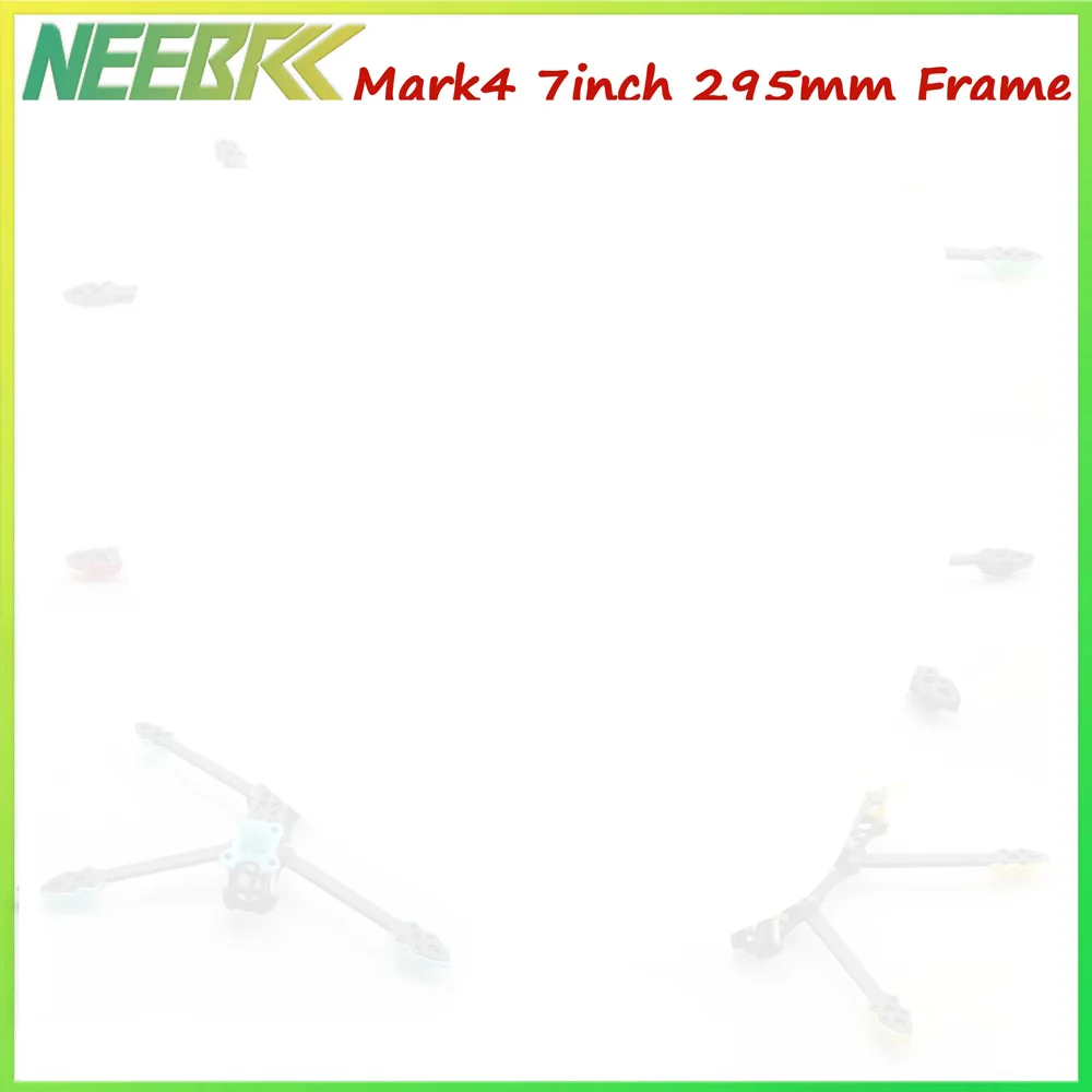 

Mark4 7inch 295mm Carbon Fiber 5mm Arm Frame for RC Racing FPV Drone Quadcopter Four-axle Aerial Model Plane Rack Freestyle