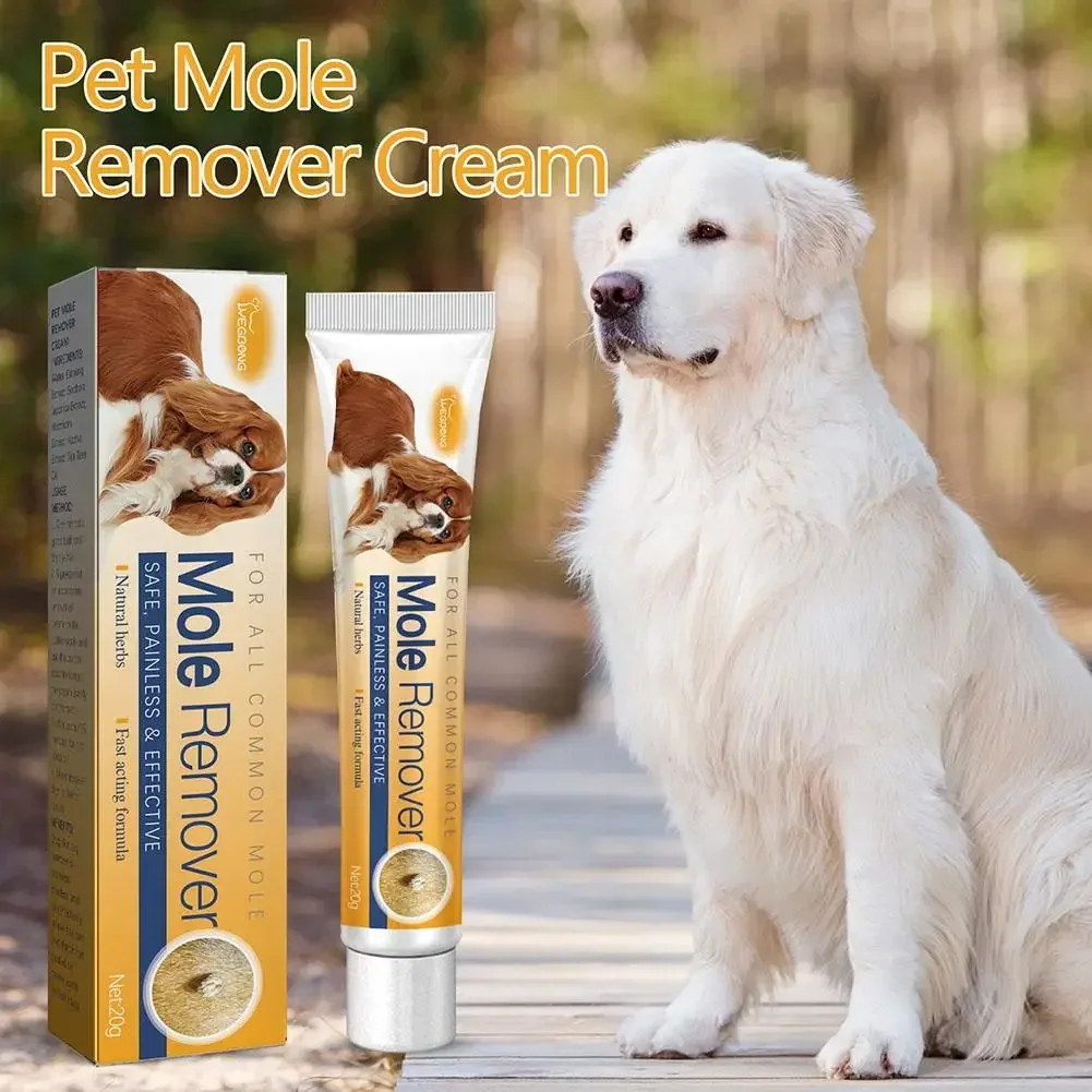 Pet Skin Nevus Schnelle natürliche, sanfte Behandlungssalbe, wirksame, langlebige Mais-Hautpflege-Warzenentfernungscreme für Hunde und Katzen, 20 g