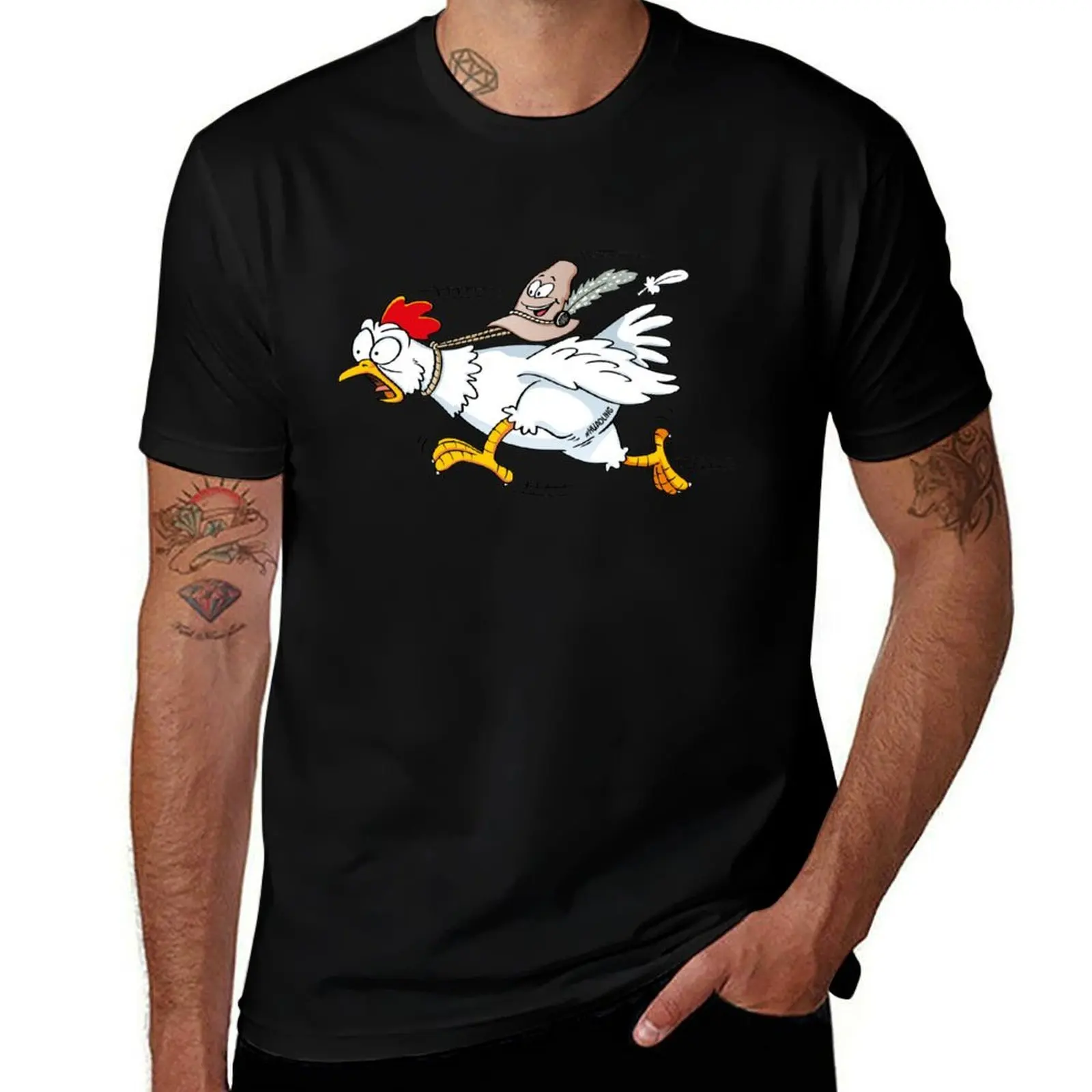 

HUADLING chicken T-Shirt t shirts for man pack cotton t shirts designer T-Shirt