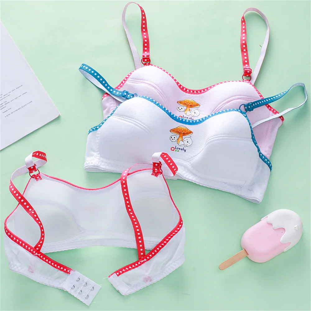 

Тренировочный бюстгальтер для развития девочек без косточек. Удобный и бесследный маленький бюстгальтер для йоги. Тонкое спортивное нижнее белье из чистого хлопка.