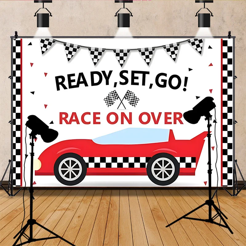 

Racing Drift Party Photography Backdrop Sports Night View City Memorial Birthday Family Gathering Photo Studio Background CC-03