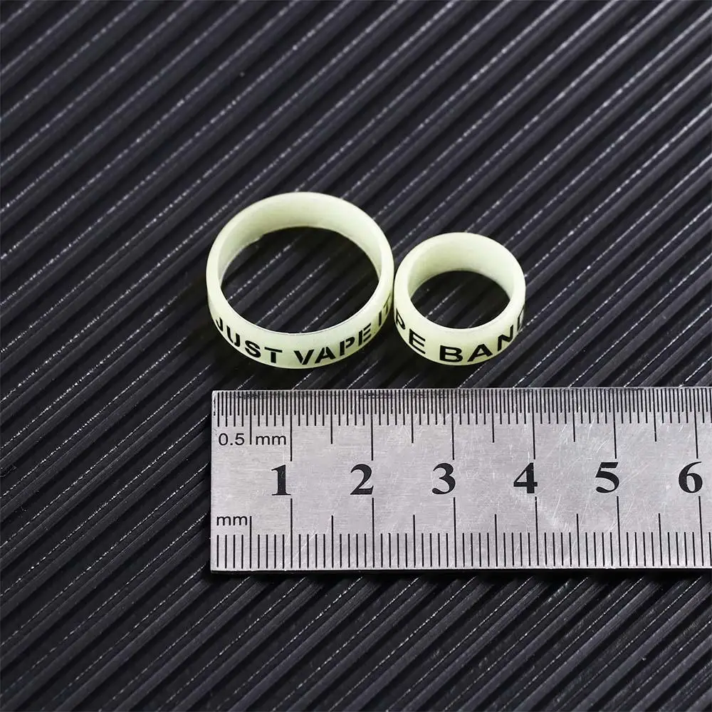Silicone 13mm 22mm Rods Decoration Rod Anti-skid Ring Fishing Rod Protective Case Fishing Rod O-ring Fishing Rod Luminous Ring
