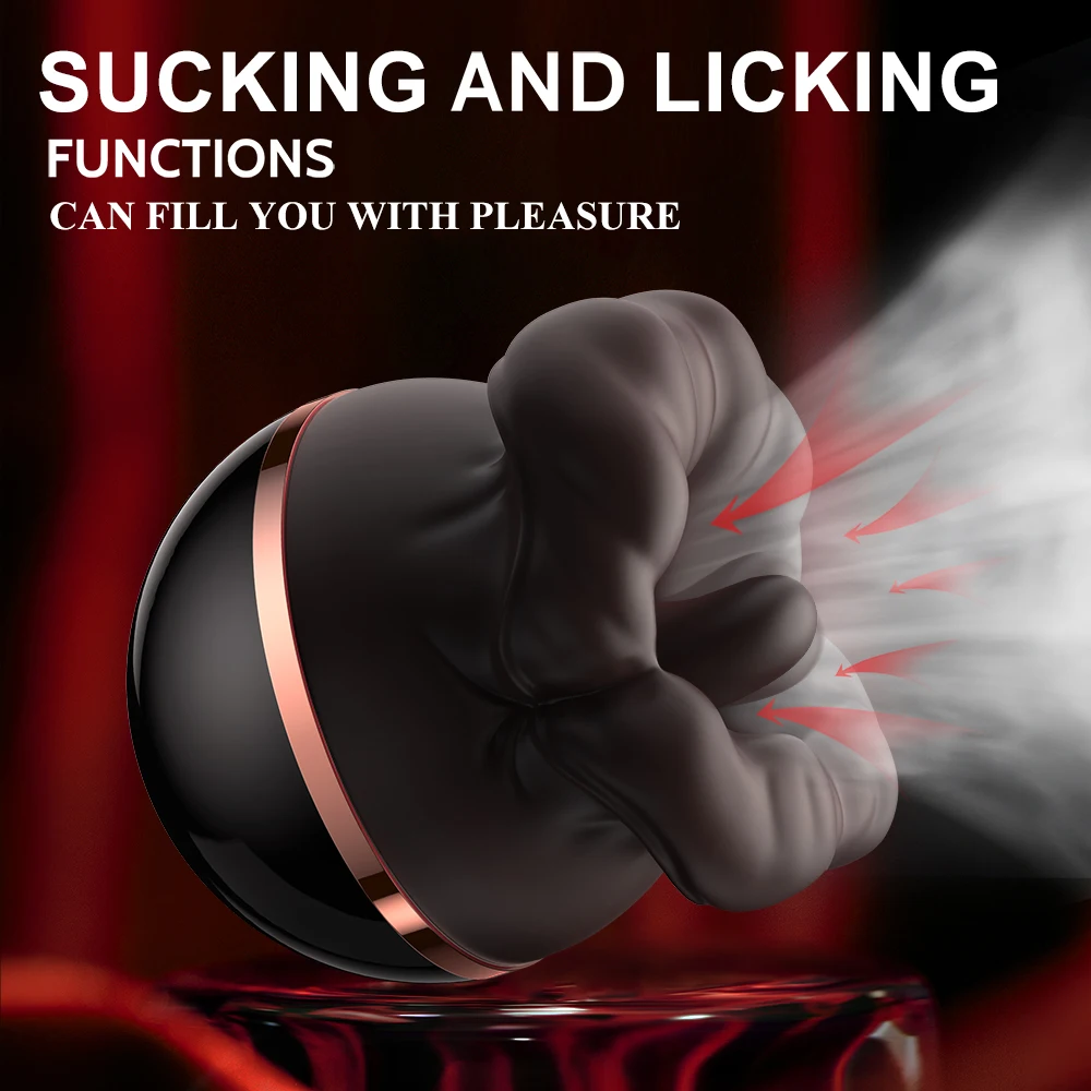 Rose Licking Tongue Vibrator Female Sucking Nipple Clitoris Stimulator Vagina G Spot Vibradores Massager Adult Sex Toy For Women