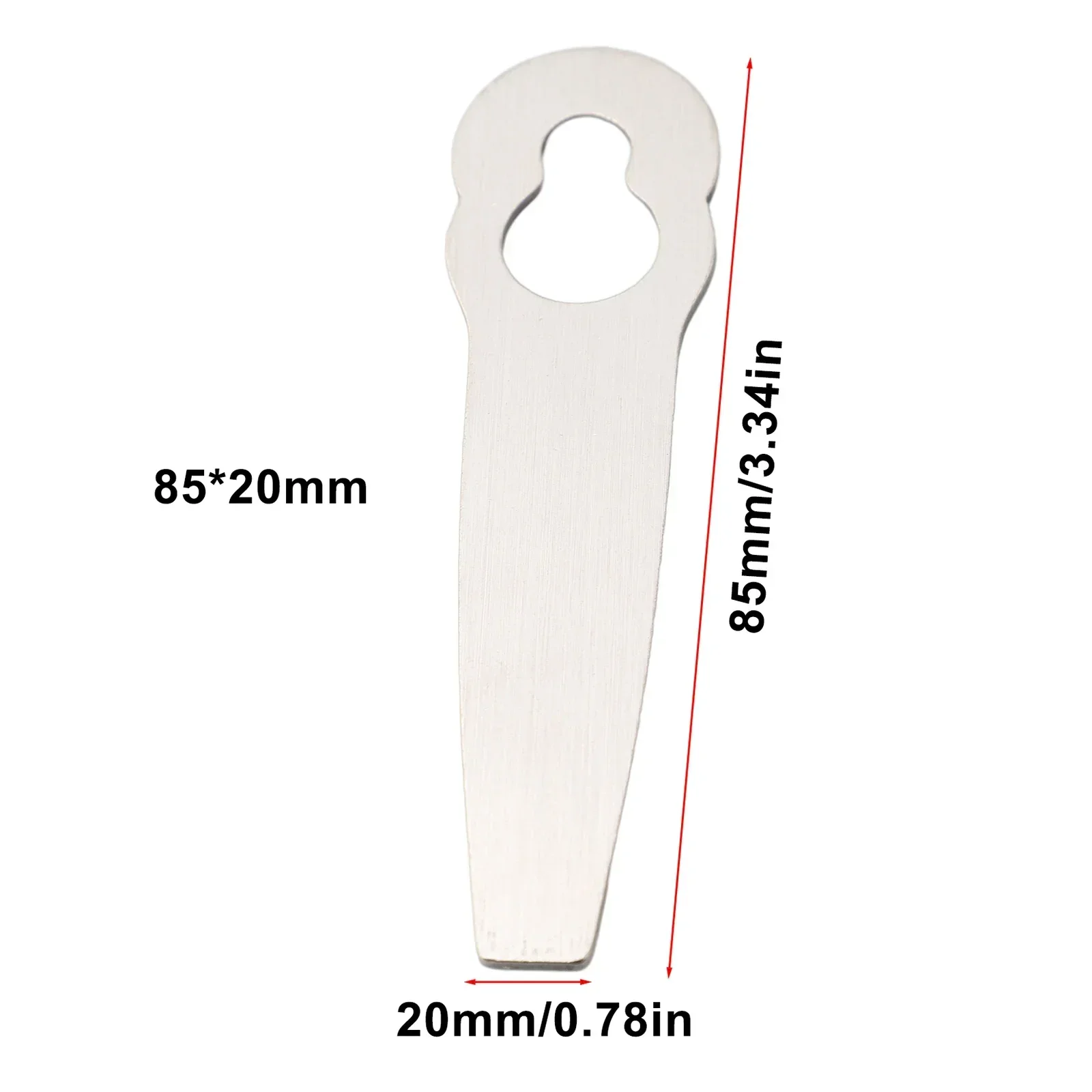 

Cordless Blade Lawn Mower Blade Outdoor Living Replace Accessories 3.35x0.79in/3.23x0.79in Cordless Lawn Mower