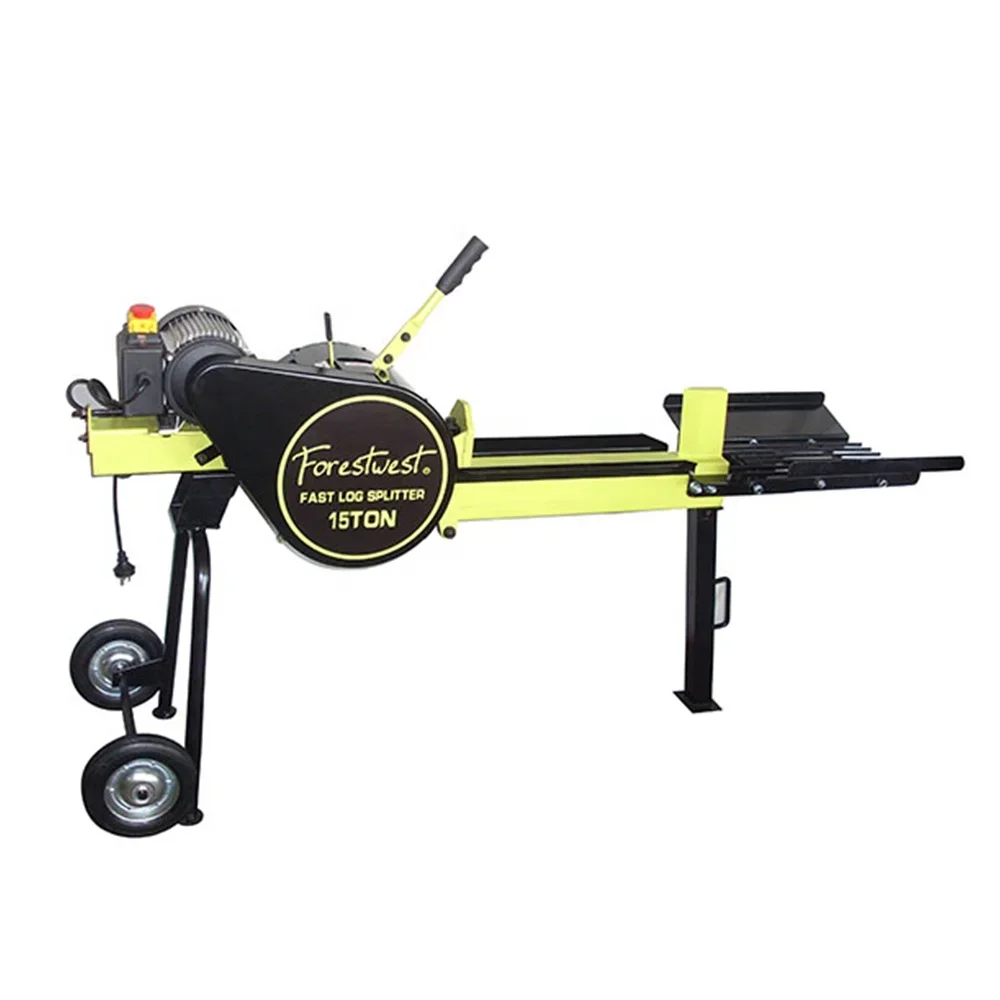 15T Electric Kinetic Log Splitter 110V 60Hz 2HP Motor Rapid Fast Firewood Splitter Wood Splitting Machine