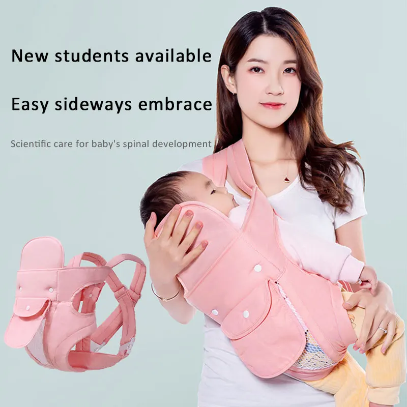 

Простая переноска-кенгуру, эргономичный рюкзак, дышащая и легкая переноска для новорожденных на все сезоны