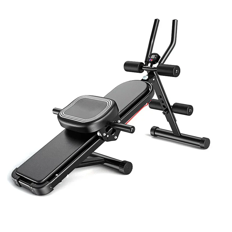 Home Abdominal Exercise Bench With Auxiliary Support Stable Structure For Daily Sit Up And Upper Body Fitness Training