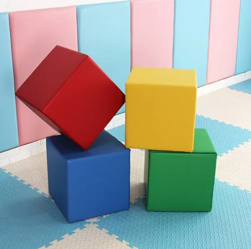 Baby Soft Building Blocks Educational Toys Multicolor Baby Soft Play Square Foam Cubes Indoor