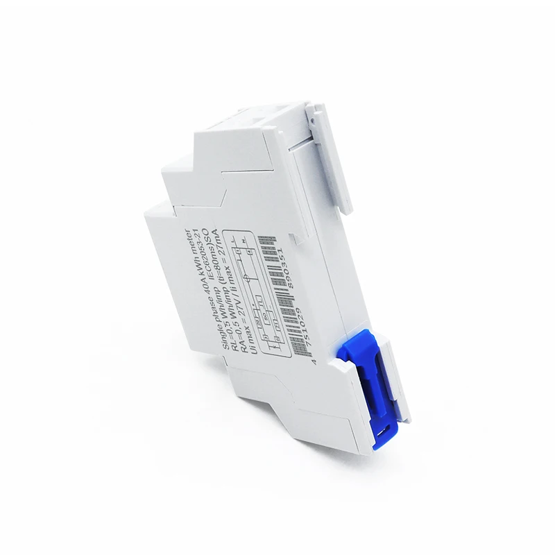 Household Electricity KWH Meter 20A 40A 220V Din Rail 1P Single-Phase Electronic Energy Consumption Meter