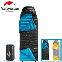 Naturehike Sleeping Bag Tourism Winter CW400 Ultralight Duck Down Sleeping Bag Waterproof Hiking Camping Sleeping Bag Outdoor