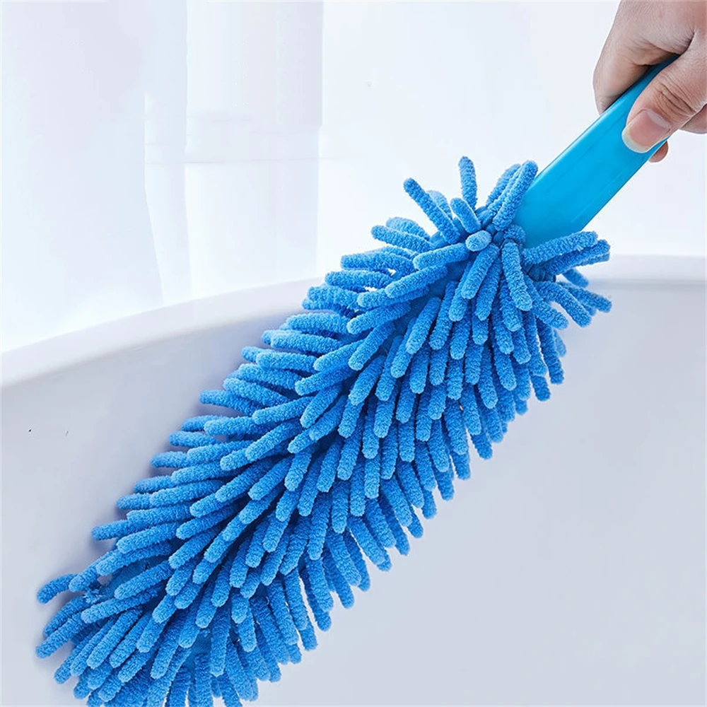 Microfiber Duster Brush Mini Cartoon Animal Dust Removal Cleaner Anti Dusting Brush Home Hand Air-condition Feather Car Cleaning