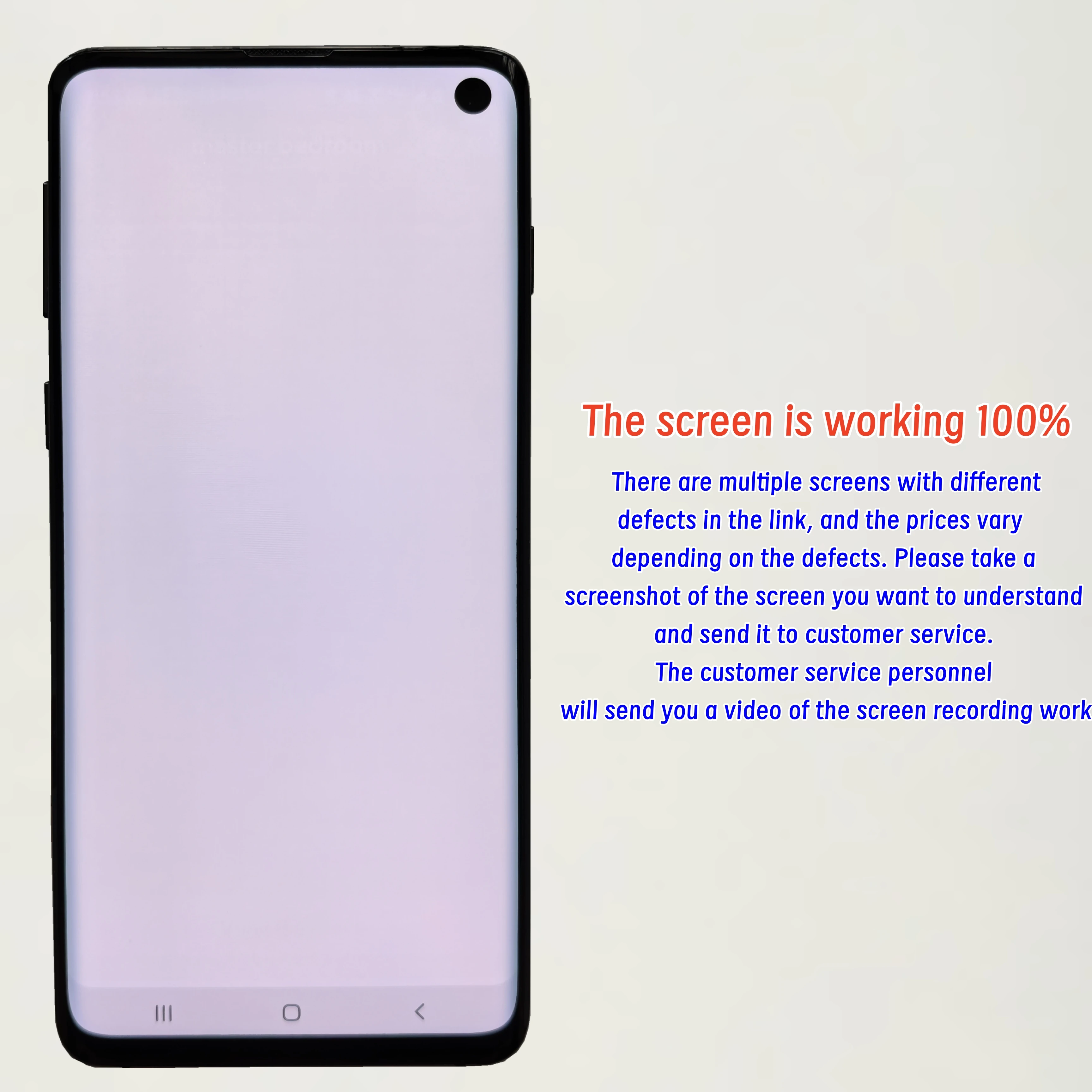 6,1" S10 z wyświetlaczem LCD z efektem cienia i linii, do oryginalnego wyświetlacza Samsung S10 LCD G973F G973 G973N G973U, zestaw ekranu dotykowego z digitizerem. — zdjęcie produktu 2