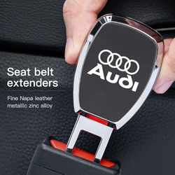 Car Seat Belt Extender Buckle Plug Safety Belt Cover Clip For Audi Sline A1 A3 A4 A5 A6 A7 A8 B8 B9 B6 C6 Q2 Q3 Q5 Q7 Q8 TT S1