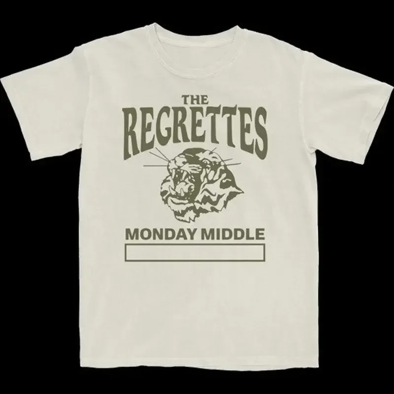 The Regrettes Band Beige Color Cotton S To 5Xl T Shirt