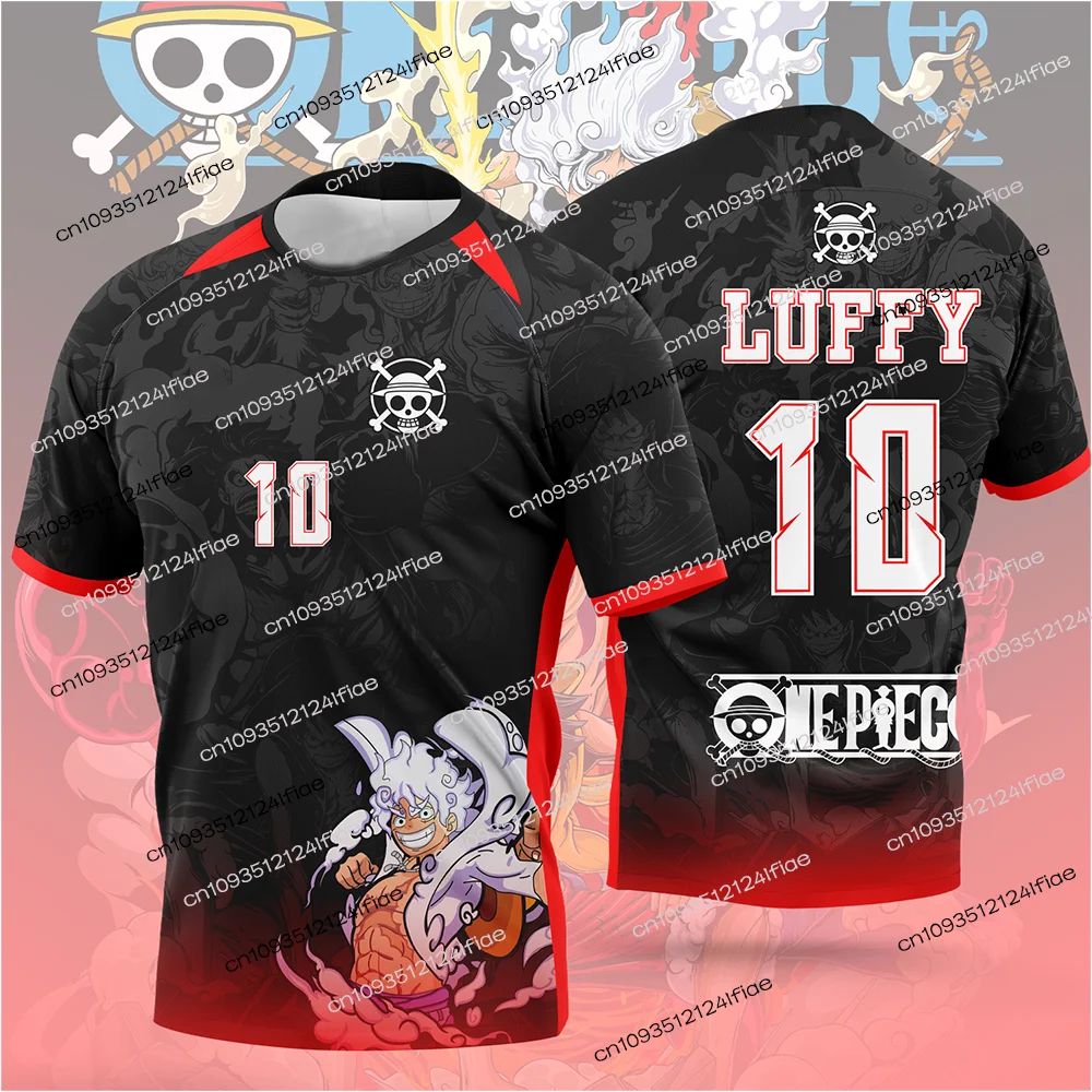 2025 One Piece Special Edition Football Jersey T-Shirt Adult Men's/Women's Special Jersey Kit Kids Japanese Anime Cartoon Tshirt