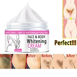 Body Whitening ครีมรักแร้ใต้วงแขนเข่าผิว Whitening Bleaching ครีมให้ความชุ่มชื่นสดใส Body โลชั่นสำหรับผู้หญิงผู้ชาย