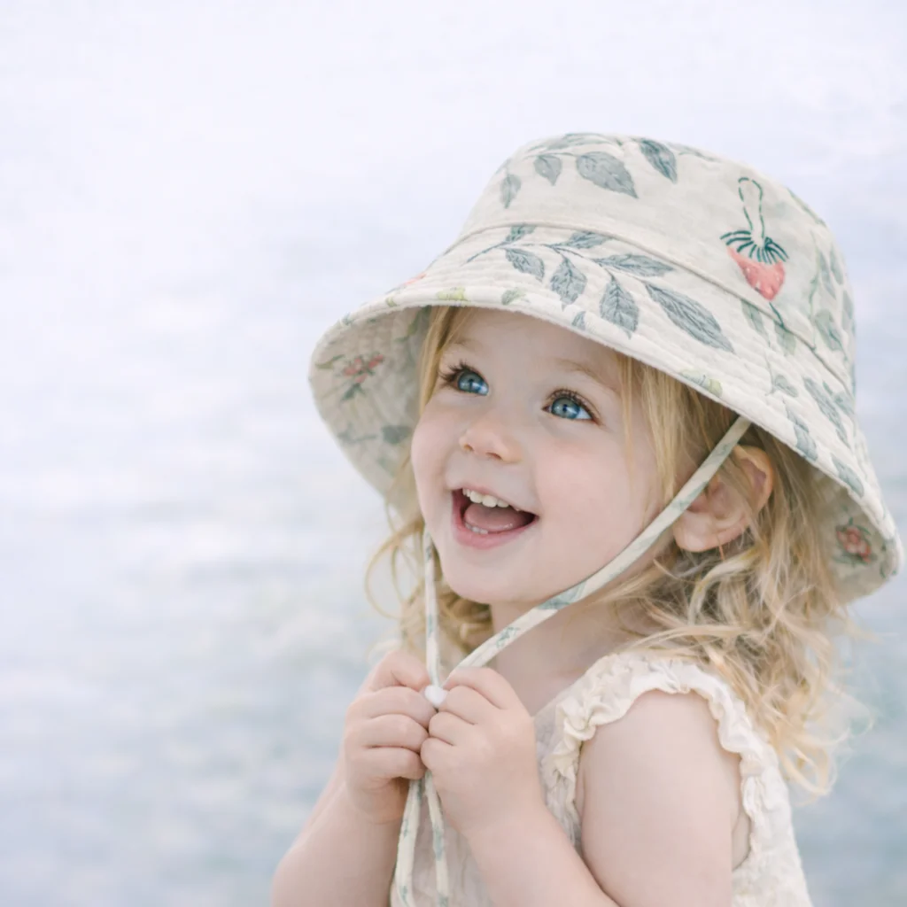 Pure Cotton Baby Sun Hat Lightweight Breathable Children's Fishing Cap Spring Summer Infant Protection 0-3 Years Old