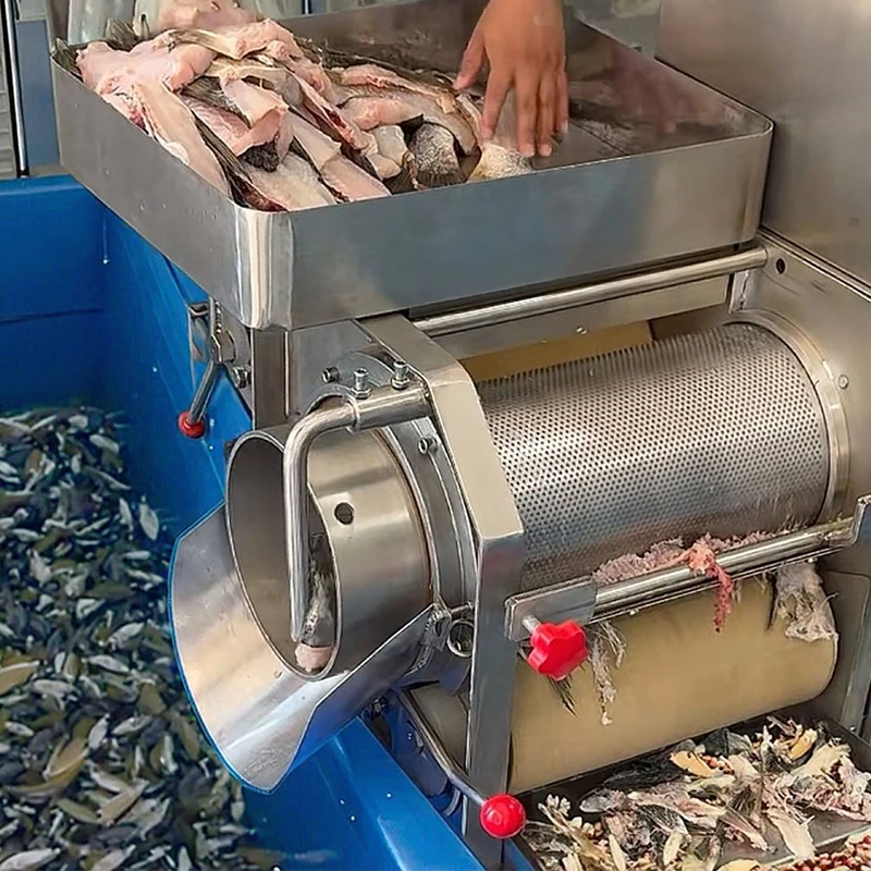 Commercial Shrimp Peeling Shell Removing Processing Machine Fish Deboning Machine Fish Bone Remover for Sale