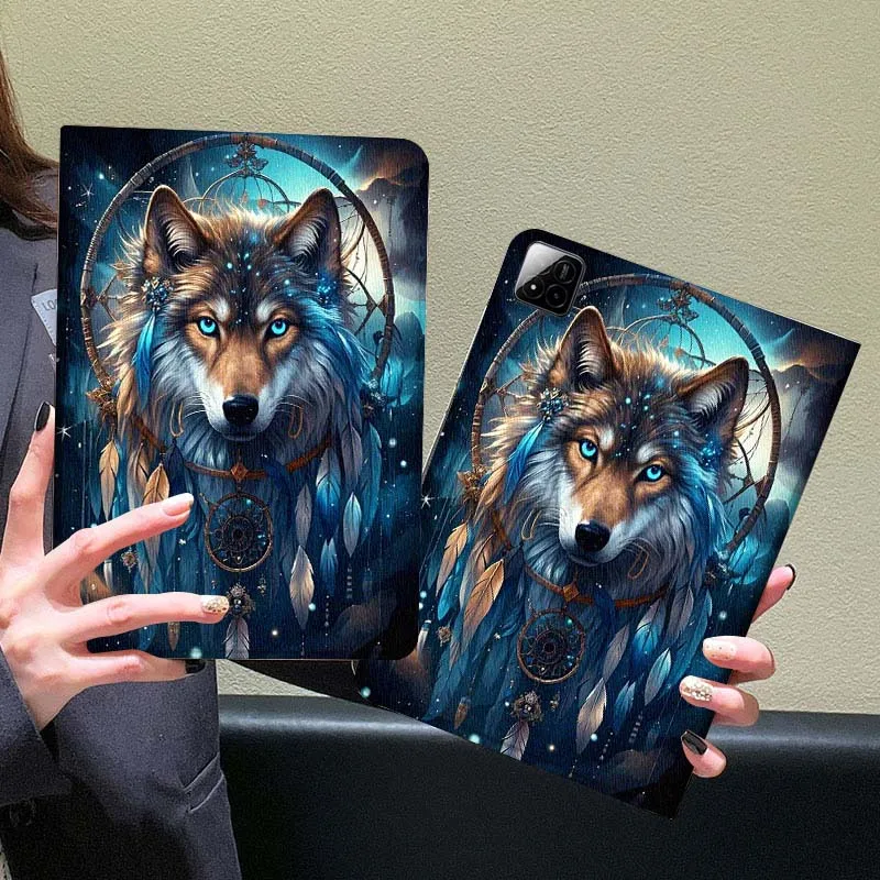 

Wolf Fox Art Cool For Xiaomi Redmi Mi Pad 5 6 6s 7 SE Pro Max Ultra 12.4 12.5 14 inch Tablet Case