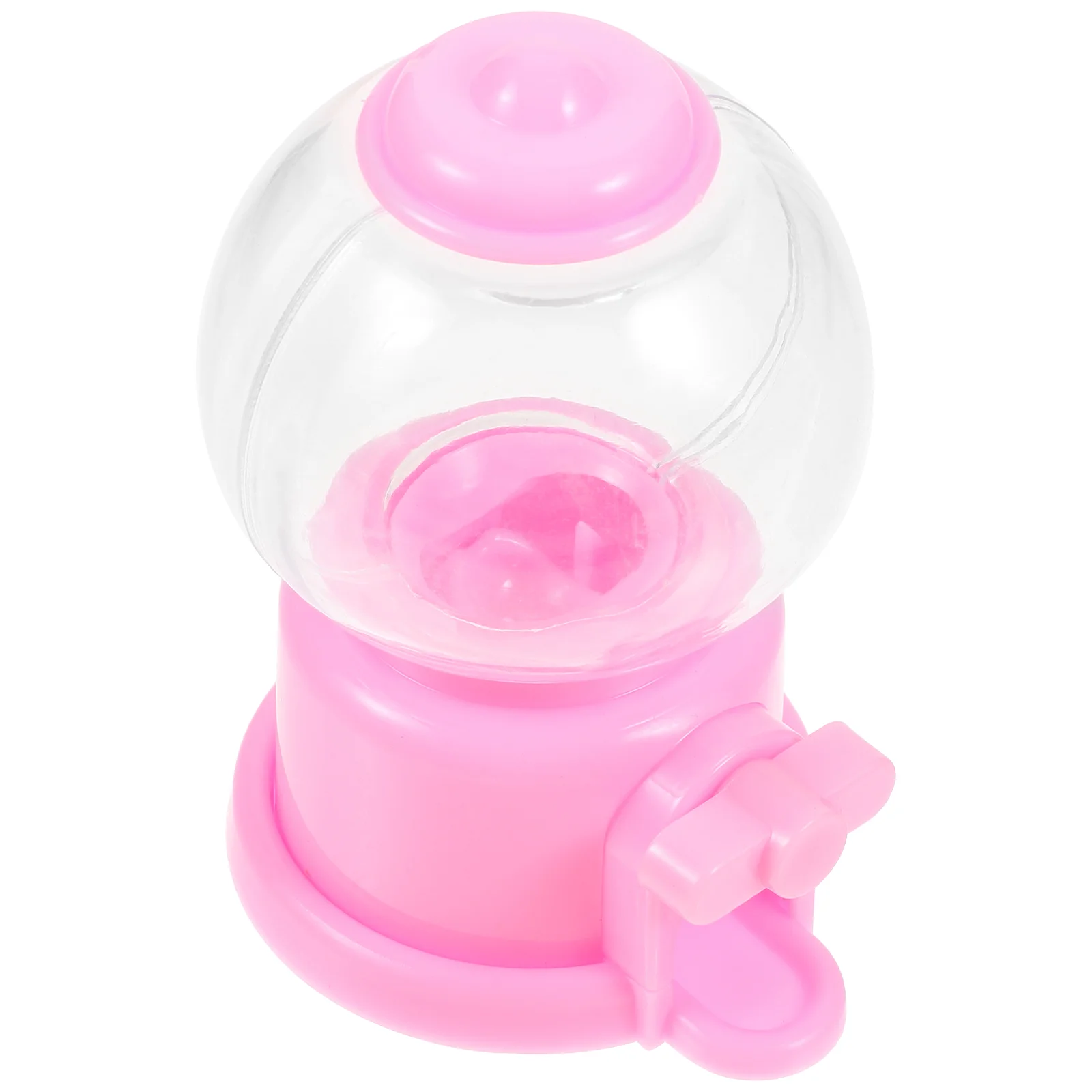 

Machine Chewing Gum Gumball Machines for Kids Pink Plastic Mini Candy Dispenser Child Piggy Bank Toy