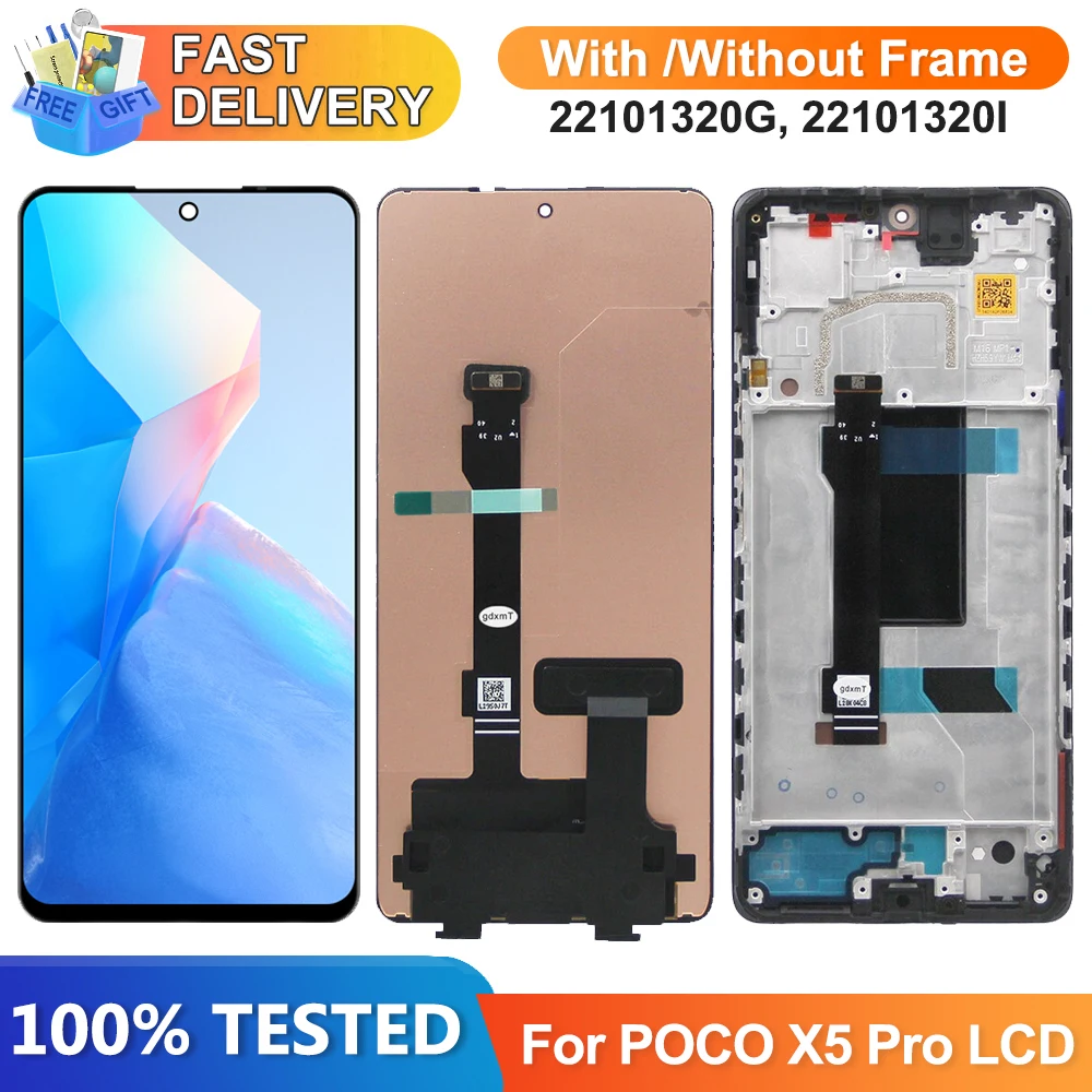 การรีวิวหน้าจอ LCD สำหรับ Xiaomi Poco X5 Pro รุ่น 22101320G 22101320I คุณภาพสูง หน้าจอ AMOLED 6.67 นิ้ว พร้อมการติดตั้งง่าย