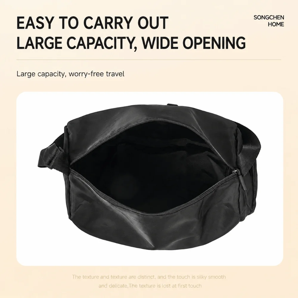 Modische, wasserdichte Reisetasche aus Oxford-Stoff, große Kapazität, verstellbarer Riemen, Sporttasche, ultraleichter Sportrucksack, unisex. – Detail 4