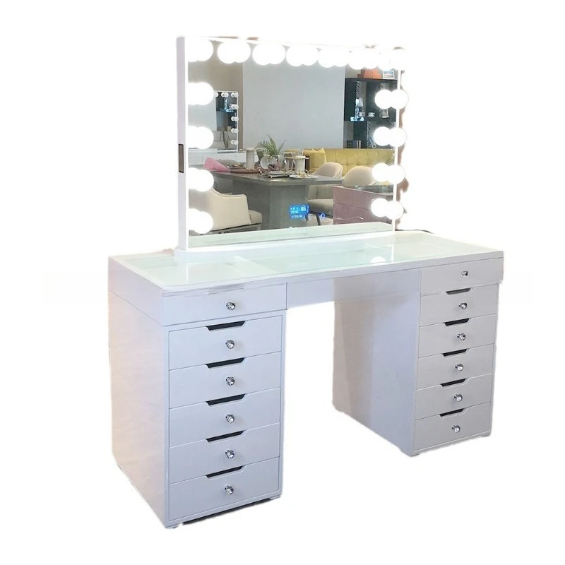 13-drawer American-style dressing table home dressing table drawer with built-in dressing table strap