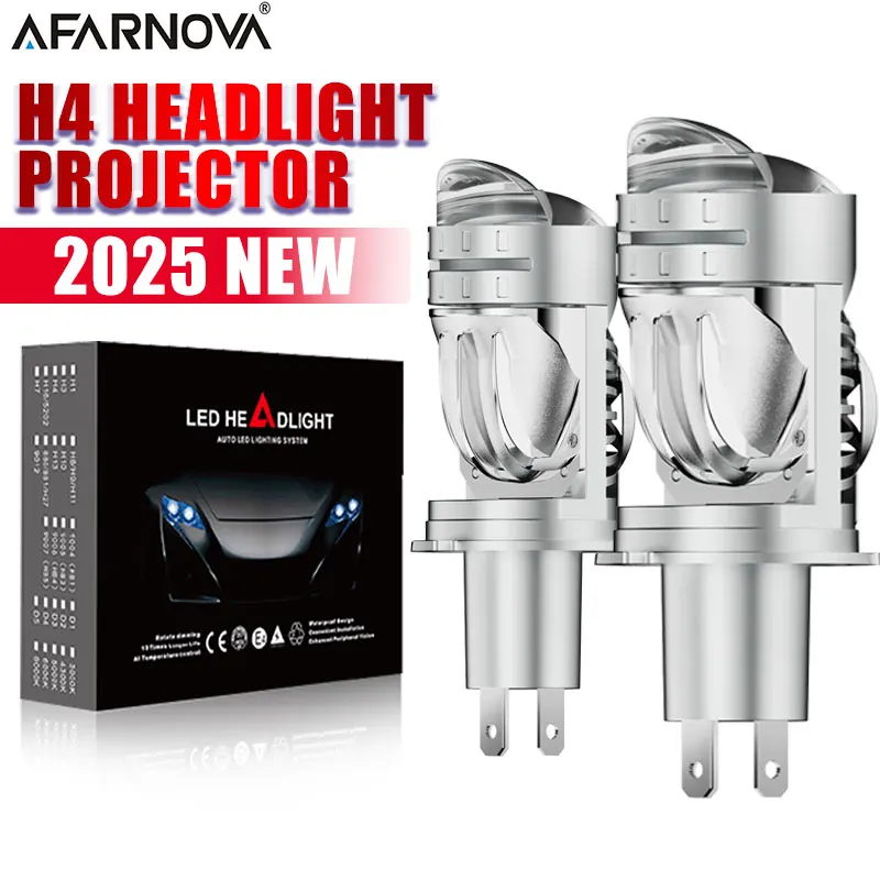 

2PC проектор H4 объектив светодиодный автомобильный фонарь 1000000LM 1000W CANBUS Turbo авто лампа H4 высокий низкий свет противотуманная лампа 12V 24V