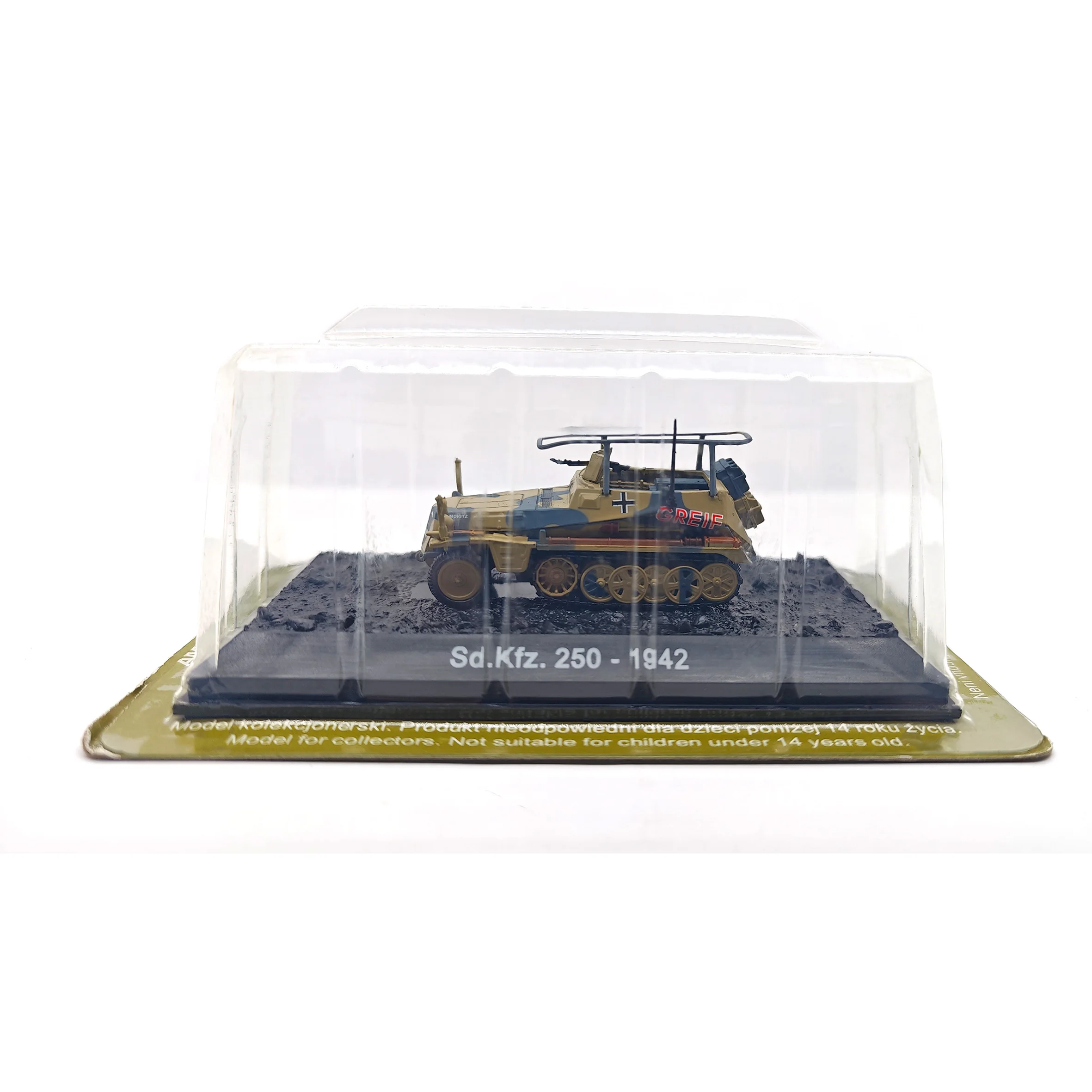 スポット1：72-ドイツ軍sdkfz250装甲車両模型（1942年）完成済み模型（絶版）