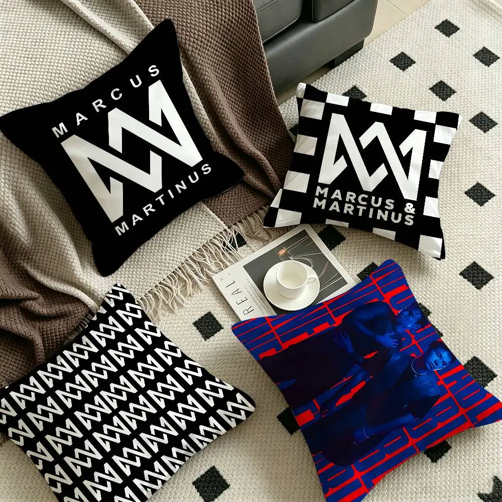 Singer Marcus And Martinus Cushion Cover Car Throw Pillow Case For Sofa Car Christmas Gift 40x40cm 45x45cm